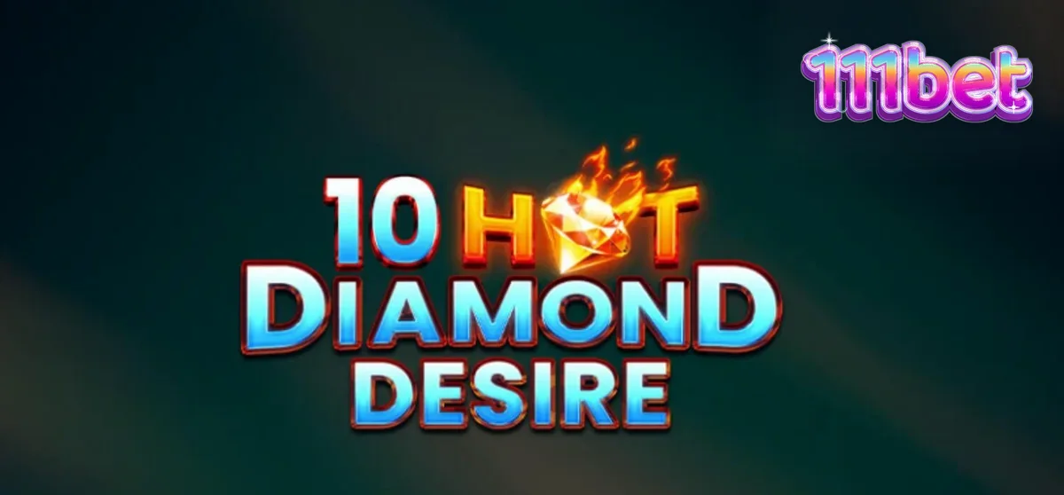 Interface do jogo de slot 10 Hot Diamond Desire em um smartphone
